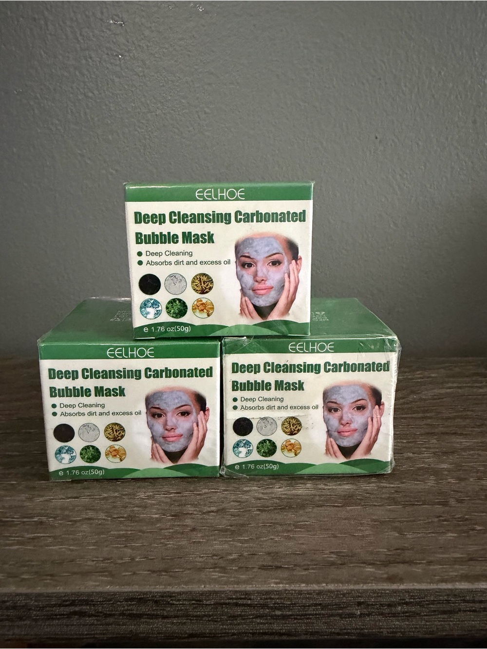 EELHOE Deep Cleansing Carbonated Bubble Mask - 3 pack